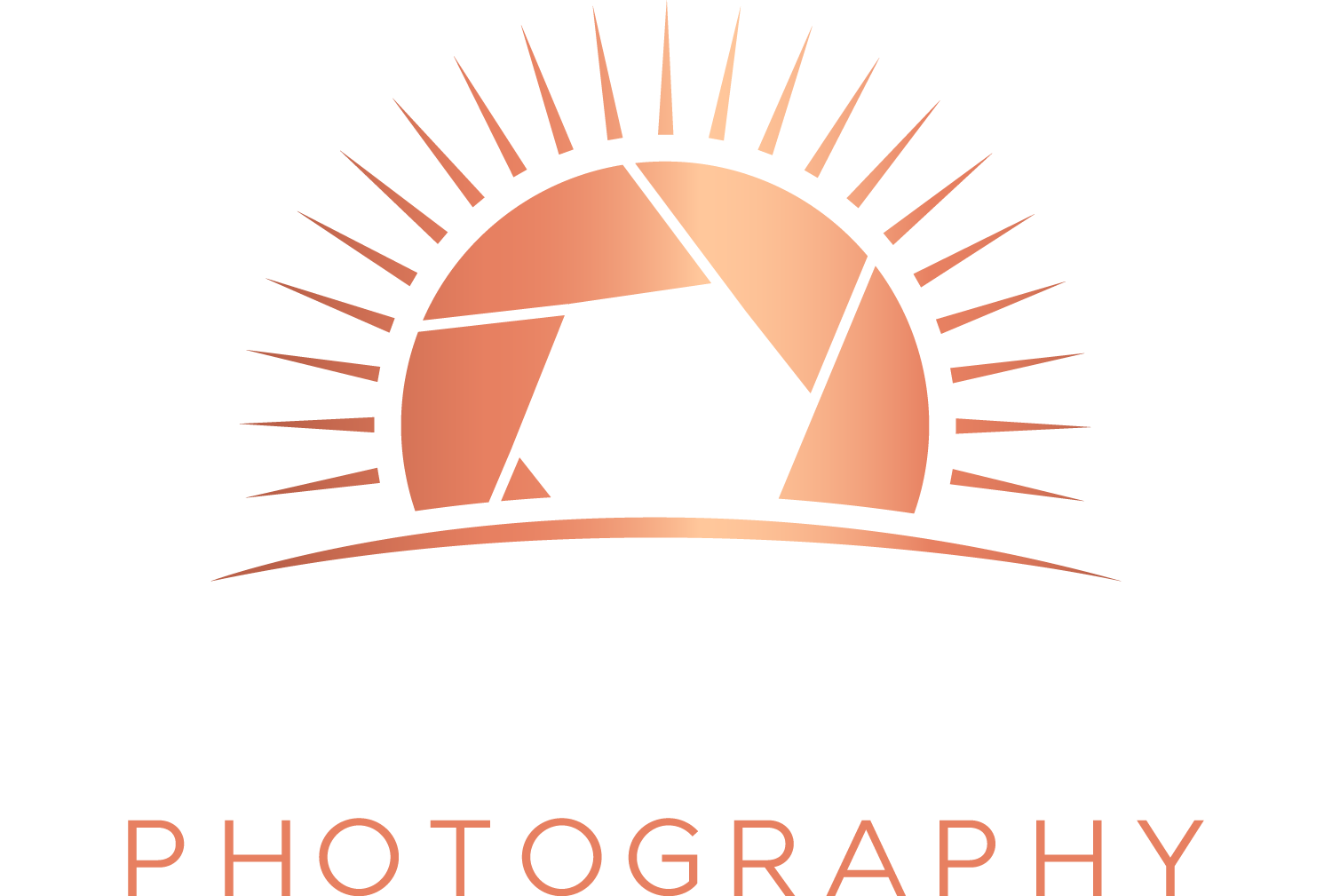 Copperlight Photography White orange text